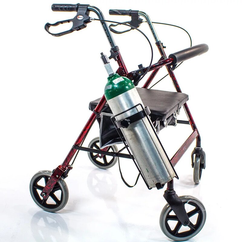 Oxygen Holder For Walker